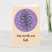 Ingewikkelde bloemenlijn tekenen van doordachte ge kaart (Voorkant)