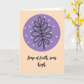 Ingewikkelde bloemenlijn tekenen van doordachte ge kaart (Gele Bloem)