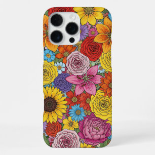 INGEWIKKELDE BLOEMENPRINTS iPhone 16 PRO MAX HOESJE