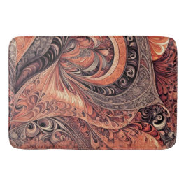 Ingewikkelde Boho Abstracte Mandala Patroon Badmat