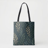 ingewikkelde botanische tote bag (Voorkant)