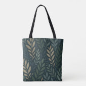 ingewikkelde botanische tote bag (Achterkant)