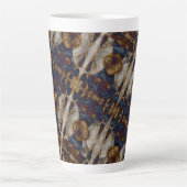 ingewikkelde cafe latte mok (Voorkant)