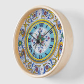 Ingewikkelde Deruta Motief Bloemenpatroon Keuken (Hoek)