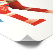 Ingewikkelde details van Dala Horse Art #5 Poster (Hoek)