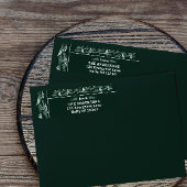 Ingewikkelde Evergreen Garland moderne vakantie te Etiket