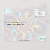 ingewikkelde fractal briefkaart (Achterkant)
