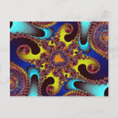 ingewikkelde fractal briefkaart (Voorkant)
