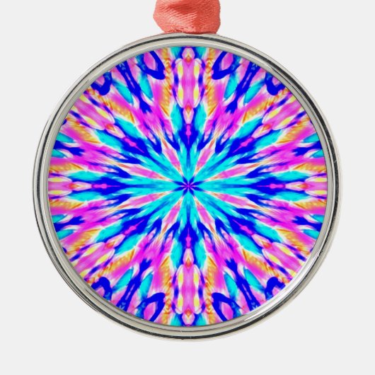 ingewikkelde fractal mandala metalen ornament (Voorkant)