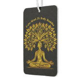 Ingewikkelde gouden Boeddha sculptuur Luchtverfrisser (Links)