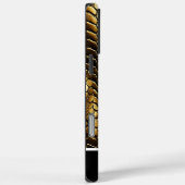 Ingewikkelde gouden slangenhuidpatronen Case-Mate iPhone case (Achterkant / Rechts)