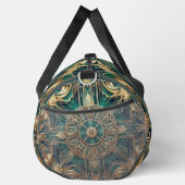 INGEWIKKELDE GROENE & GOUDEN ART DECO PATRONEN PLUNJEZAK (Rechts)