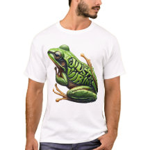 Ingewikkelde Groene Kikker Die Gewoon Vibet
