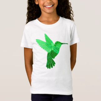 Ingewikkelde groene kolibrie illustratie t-shirt