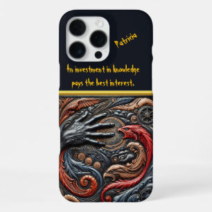 Ingewikkelde hand die reikt naar een mystiek bol o iPhone 16 pro max hoesje