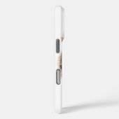 Ingewikkelde houten sneeuw uil snijwerk Case-Mate iPhone case (Achterkant / Rechts)