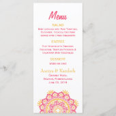 Ingewikkelde instelling bruiloft menu (Voorkant)
