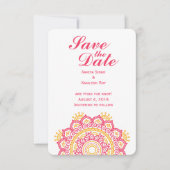 Ingewikkelde instelling save the date (Voorkant)