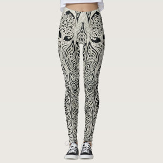 Ingewikkelde Keltische Boom des Levens Knoopwerk O Leggings