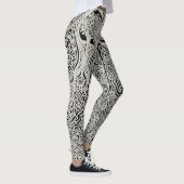 Ingewikkelde Keltische Boom des Levens Knoopwerk O Leggings (Rechts)