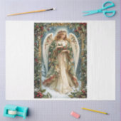 Ingewikkelde kerstengel tissuepapier (Craft)