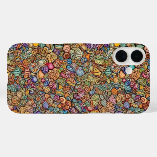 Ingewikkelde kleine schelpjes Case-Mate iPhone case (Achterkant (horizontaal))