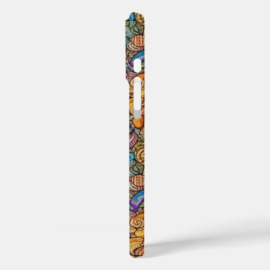 Ingewikkelde kleine schelpjes Case-Mate iPhone case (Achterkant / Links)