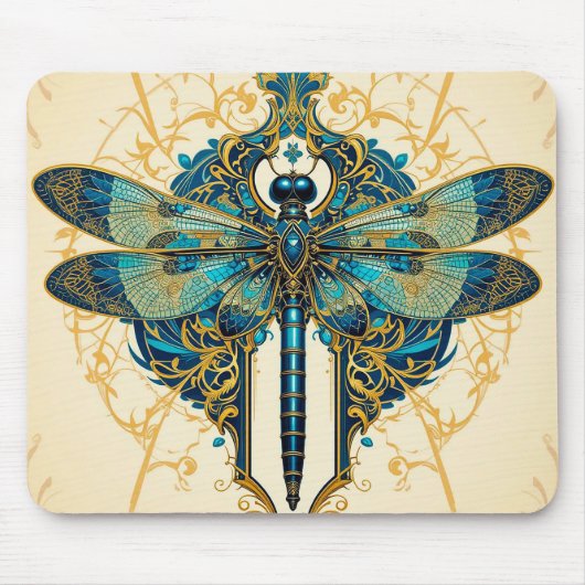 Ingewikkelde Libelle Kunst Muismat (Voorkant)