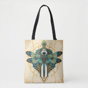 Ingewikkelde Libelle Kunst Tote Bag