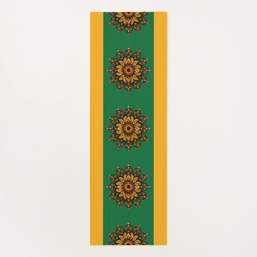 Ingewikkelde Mandala Ornament yogamat (Achterkant)