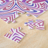 Ingewikkelde Mooi Funky Boho Hippie Abstracte Mand Legpuzzel (Zijkant)