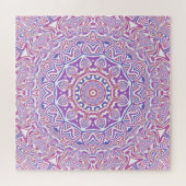 Ingewikkelde Mooi Funky Boho Hippie Abstracte Mand Legpuzzel (Horizontaal)
