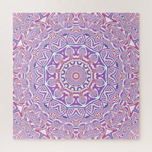 Ingewikkelde Mooi Funky Boho Hippie Abstracte Mand Legpuzzel