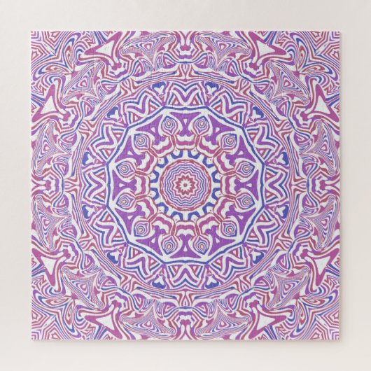 Ingewikkelde Mooi Funky Boho Hippie Abstracte Mand Legpuzzel (Verticaal)