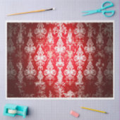 Ingewikkelde mooie kerst Damast Tissuepapier (Craft)