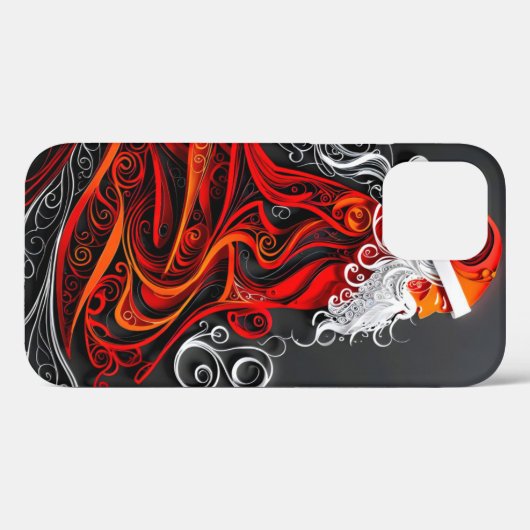 ingewikkelde papiersnede Case-Mate iPhone case (Achterkant (horizontaal))