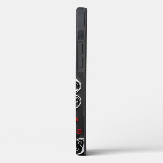 ingewikkelde papiersnede Case-Mate iPhone case (Achterkant / Links)