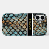 Ingewikkelde patronen van de huid van een giftige Case-Mate iPhone case (Achterkant (horizontaal))