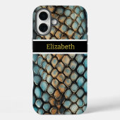 Ingewikkelde patronen van de huid van een giftige Case-Mate iPhone case (Achterkant)