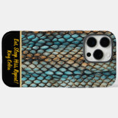 Ingewikkelde patronen van de huid van een giftige Case-Mate iPhone case (Achterkant (horizontaal))