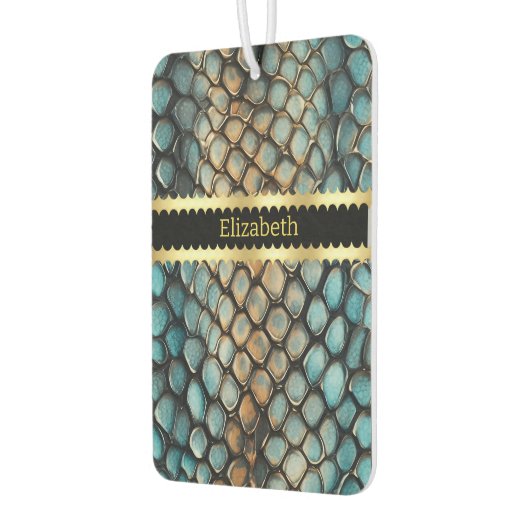 Ingewikkelde patronen van de huid van een giftige  luchtverfrisser (Links)