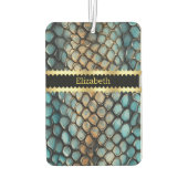 Ingewikkelde patronen van de huid van een giftige  luchtverfrisser (Achterkant)