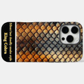 Ingewikkelde patronen van natuurlijke slangenhuid Case-Mate iPhone case (Achterkant (horizontaal))