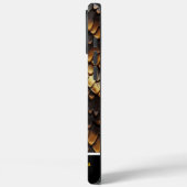 Ingewikkelde patronen van slangenhuid in natuurlij Case-Mate iPhone case (Achterkant / Links)