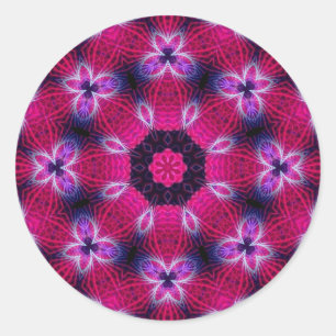 Ingewikkelde Roze Sticker