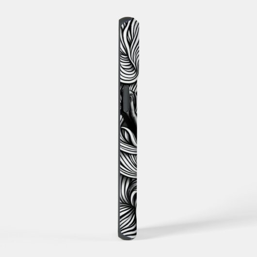 Ingewikkelde schoonheid ogen van de ziel iPhone 15 case (Rechterkant)