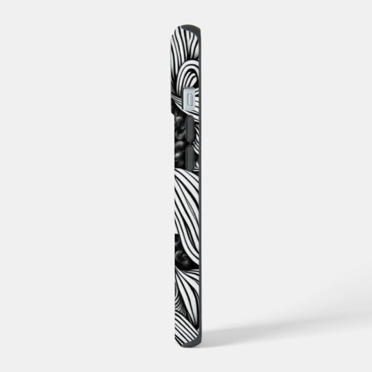 Ingewikkelde schoonheid ogen van de ziel iPhone 15 case (Linkerkant)