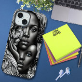 Ingewikkelde schoonheid ogen van de ziel iPhone 15 case