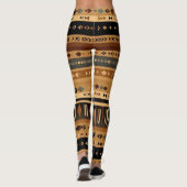 Ingewikkelde stamlagen leggings (Achterkant)