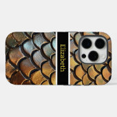 Ingewikkelde textuur van de huid van een giftige s Case-Mate iPhone case (Achterkant (horizontaal))